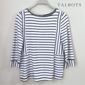 Talbots | T by Talbots 3/4 Sleeve Modal Knit Top